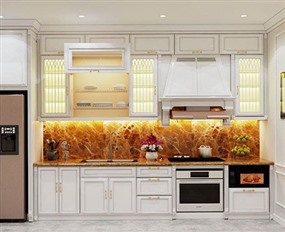Vray材质SketchUp草图大师厨房客餐厅场景模型下载609