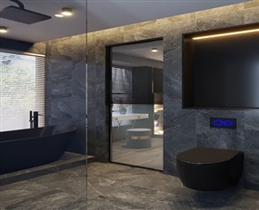 Vray材质SketchUp草图大师室内场景卫生间模型下载650