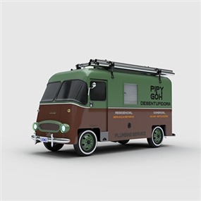 VRay材质SketchUp草图大师交通工具小客车SU模型下载142
