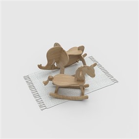 VRay材质SketchUp草图大师儿童玩具SU模型下载085