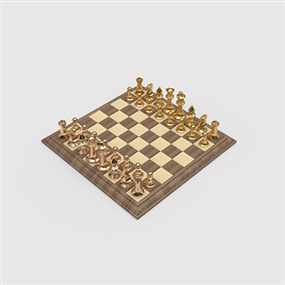 VRay材质SketchUp草图大师国际象棋模型下载008