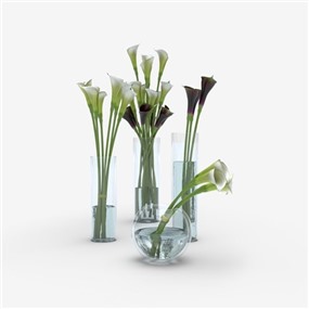Vray材质鲜花饰品摆设SketchUp草图大师模型下载018
