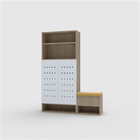 VRay材质SketchUp草图大师饰品柜SU模型下载066