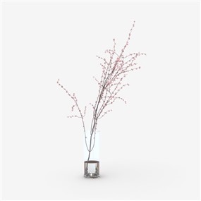 Vray材质鲜花饰品摆设SketchUp草图大师模型下载024