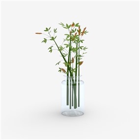 Vray材质鲜花饰品摆设SketchUp草图大师模型下载025