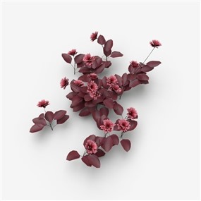 Vray&Enscape双材质景观花草植物SketchUp模型下载034