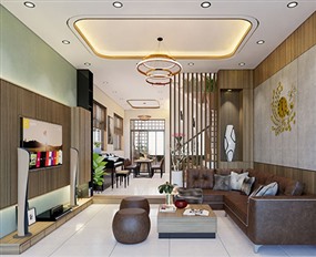 Enscape材质客餐厅SketchUp草图大师模型下载001