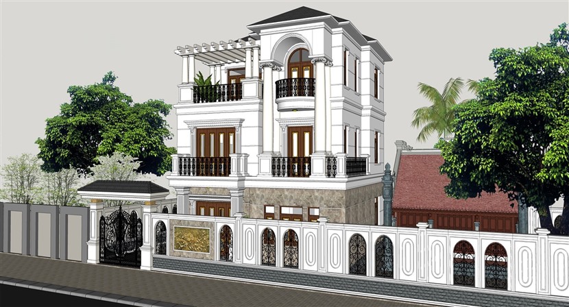 免费卧室场景SketchUp草图大师模型下载023