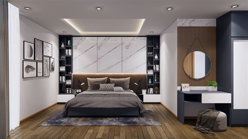 Enscape卧室场景SketchUp草图大师模型下载043