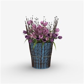 Vray材质花卉饰品摆设SketchUp草图大师模型下载081