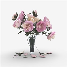 Vray材质花卉饰品摆设SketchUp草图大师模型下载084