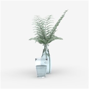 VRay材质SketchUp草图大师花卉摆设模型下载079