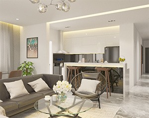 Vray材质SketchUp草图大师厨房客餐厅场景模型下载818