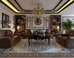 Vray材质SketchUp草图大师客厅场景模型下载924