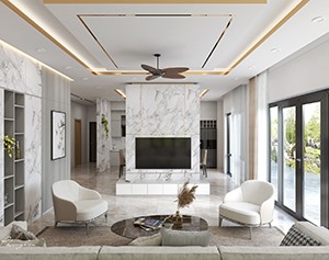 Vray材质SketchUp草图大师厨房客餐厅场景模型下载929