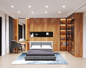 Vray材质SketchUp草图大师卧室场景模型下载952