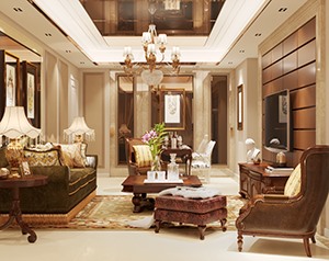 Vray材质SketchUp草图大师客厅场景模型下载953