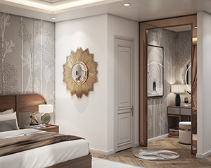 Vray材质SketchUp草图大师卧室场景模型下载954