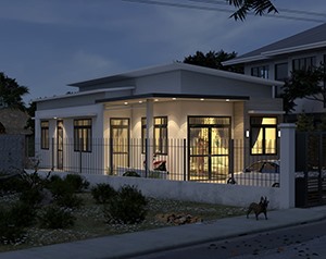 Vray材质SketchUp草图大师室外建筑场景模型下载960