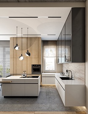 Vray材质SketchUp草图大师厨房场景模型下载977