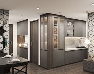 Vray材质SketchUp草图大师客餐厅场景模型下载989