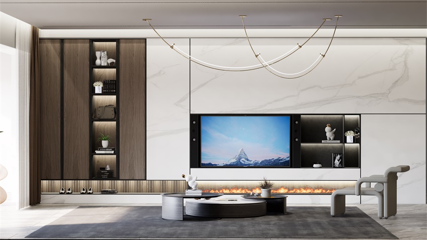 Enscape轻奢餐厅场景SketchUp草图大师模型下载141