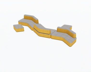 SketchUp沙发模型草图大师组合沙发模型下载003