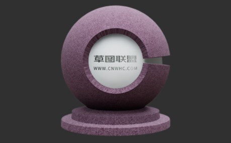 Enscape紫色粗混纺面料布料材质贴图下载296