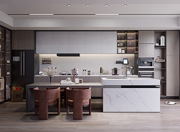 Enscape现代风格厨房SketchUp草图大师模型下载196