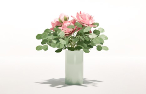 花艺饰品摆设SketchUp草图大师模型下载0354
