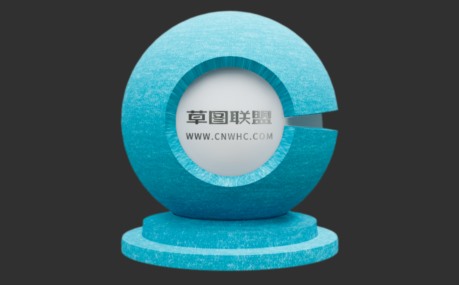 Enscape绿色羊毛针织布料材质贴图下载331