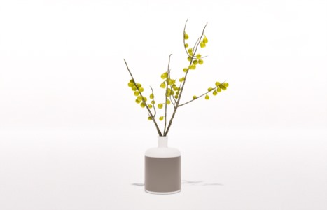 花艺饰品摆设SketchUp草图大师模型下载0386