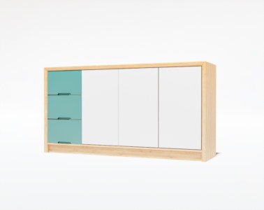饰品柜SketchUp模型边柜草图大师模型下载090