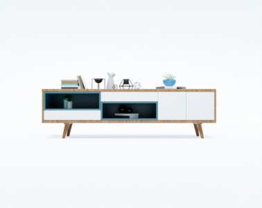 饰品柜SketchUp模型边柜草图大师模型下载226