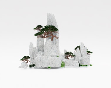 盆景植物SketchUp草图大师SU模型下载025