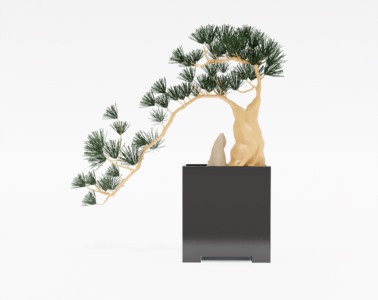 盆景植物SketchUp草图大师SU模型下载047