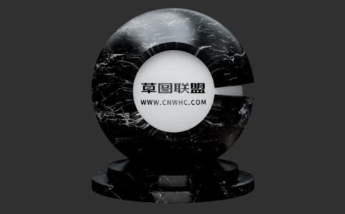 Enscape黑色大理石质贴图下载017