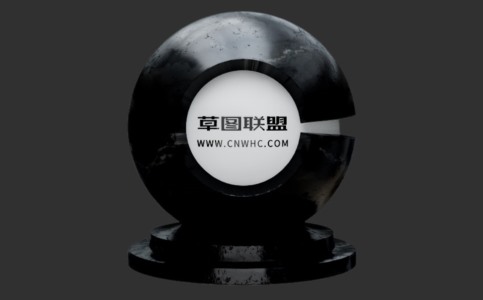 Enscape黑色大理石质贴图下载021