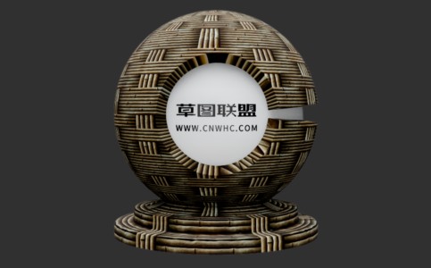 Enscape藤编木编材质贴图下载006