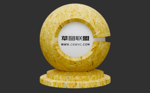 Enscape欧松板材质贴图下载011
