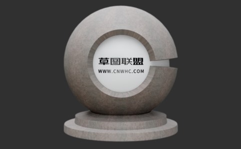 Enscape灰色珠光粗岩岩板材质贴图下载025