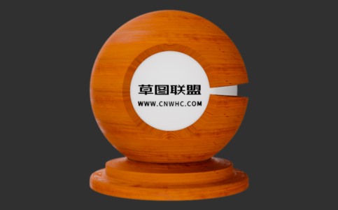 Enscape黑樱桃木纹材质贴图下载021
