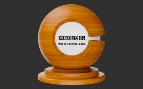 Enscape黑樱桃木纹材质贴图下载023