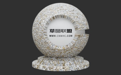Enscape光滑石子材质贴图下载007