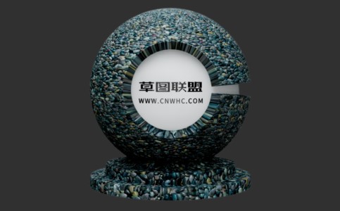 Enscape光滑石子材质贴图下载015