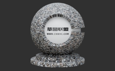 Enscape光滑石子材质贴图下载017