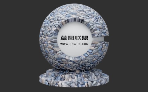 Enscape光滑石子材质贴图下载029