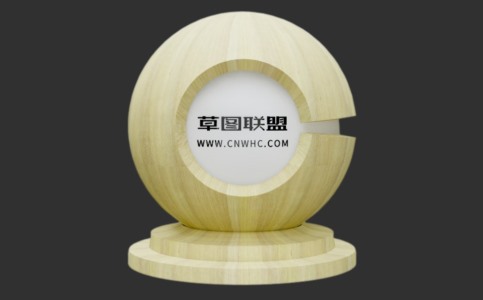 Enscape白橡木自然拼实木木皮板材质贴图下载020