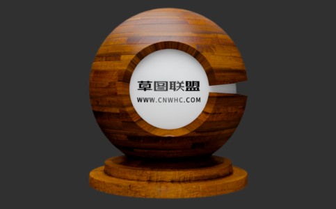 Enscape枫木并排对称拼实木地板材质贴图下载007