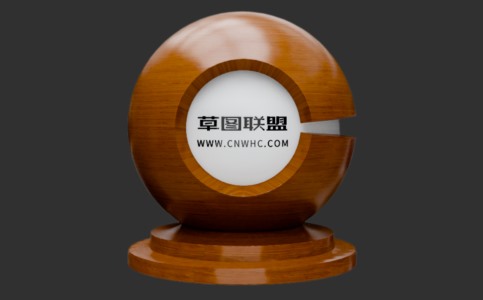 Enscape红栗木纹材质贴图下载558